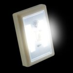 Wall Switch Lights with Emergency Battery Operated (White) - 2W 240 Lumens COB LED - 2 Pieces