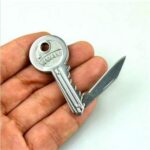 Stainless Steel Multi-Function Mini Keychain utility Knife - 2 PCS