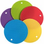Extra Thick Silicone Trivets Pot Holder and Oven Mitts, Coasters