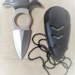 Neck Knife with Sheath  and Neck Beeds Chain KITCHEN KNIFE
