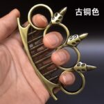 Bullet Buster Spiked Brass Knuckle - Paperweight